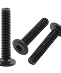 20 Pack M6 30mm Flat Head Socket Cap Screws Countersunk Bolts For Furniture Carbon Steel Fully Threaded With Heavy Duty Strength