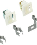 New OEM Factory Dryer Door Latch Kit With Catch And Strike Fits Multiple Major Brands Including Kenmore Maytag Roper KitchenAid White
