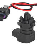 Ambient Air Temperature Sensor With Connector Pigtail Harness Compatible With Buick Envision 2016 2017 Cadillac ATS 2017 CT6 2016 Escalade 2015 2016 Escalade ESV 2015 2017 XT5 2017 GMC Acadia 2017 Canyon 2017 OEM 13583411 Replacement, black sensor with red and black pigtail harness