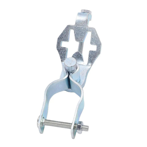 Heavy Duty T Post Gate Hinge Kit Dual Set For Chain Link Fences And Farm Entrances One And Five Eighths Inch Hinges close-up view