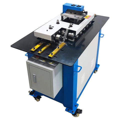 Rock Solid Heavy Duty Sheet Metal Seamer And Seam Lock Roller Machine With Quenched Alloy Rollers Pro Shop Grade Equipment For Aluminum Steel Jobs 1.5KW 220V