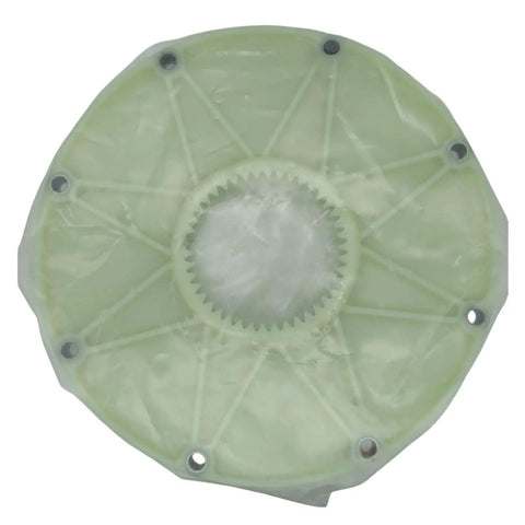 Top Shelf Maintenance Free Engine Flywheel Coupling Connection Plate, lightweight polymer design, used for motor drives and pumps.