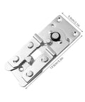Rock Solid Six Piece Set Couch Joining Brackets For Sectional Sofas Galvanized Steel Connector Clips close-up of connector detail