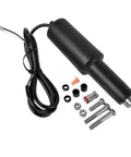 Replacement 12V Actuator For Lenco 101XD Extreme Duty Marine System With Two And A Quarter Inch Stroke And Three Eighths Inch Hardware Direct Fit 15056 001 Easy Install with black wires and hardware