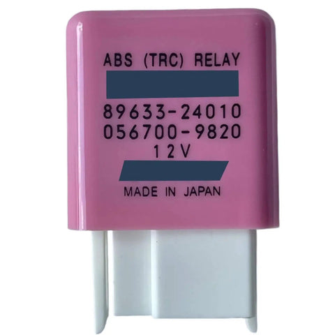 Straight Swap Traction Control And Abs Relay Plug And Play Direct Fit Replacement For Toyota 4Runner Tacoma Tundra Land Cruiser Gx470 Lx470 8963324010 Engine Bay Fuse Box, pink relay with part numbers.