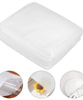 Stack of 100 Pack EPE Foam Pouches For Packing Dishes And Fragile Items Lightweight Cushioning Wrap Pouches Bulk Pack Protective Wrapping Bags For Shipping Supplies White.