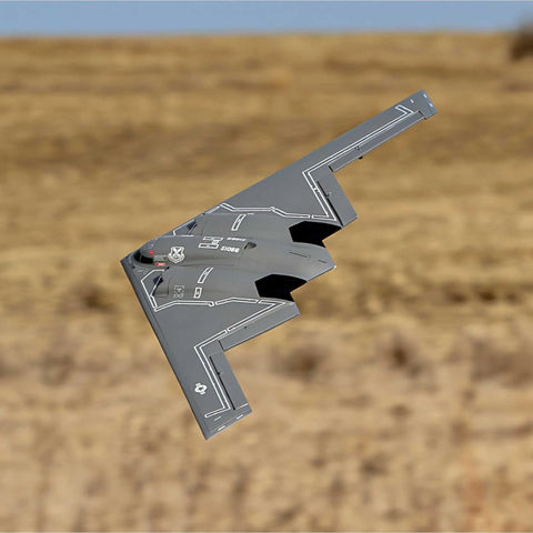 Spirit Of America Twin 30mm EDF RC Warbird Micro Airplane BNF Basic With SAFE Select in flight over field