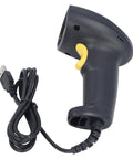 USB Wired Handheld Barcode Scanner with CMOS 640x480 for fast 1D and 2D scanning in retail stores, supermarkets, and warehouses