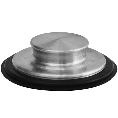 Stainless Steel Kitchen Sink Stopper For Garbage Disposal Fits Standard Three And A Half Inch Drain No Tools Needed