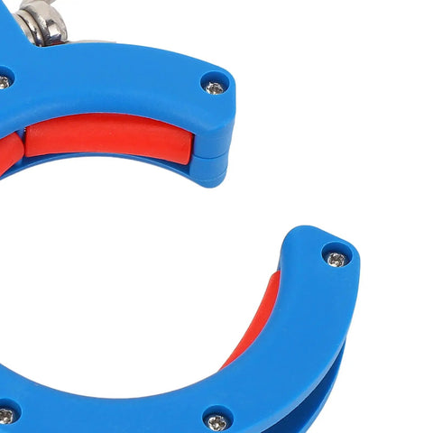 Cable Tray Roller With Opening Cable Guide Clamp And Adjustable Wire Pulling Pulley For Inside And Outside Corner Applications Pro Grade Smooth Wire Guiding To Cut Snags And Friction Easier Threading And Cleaner Cable Runs blue nylon roller close-up