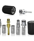 Stainless Steel 3000 PSI High Pressure Washer Hose Connector Quick Fix Insert Fitting For Auto Care, Rust Resistant
