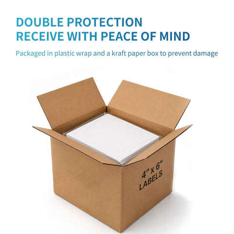 Straight Up Premium 4x6 Direct Thermal Shipping Labels Fanfold Paper With Perforated Divider Line White Heavy Duty Adhesive For Corrugated Boxes Hella Smooth Print Quality No Hassle Loading 500 Pack Roll