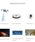 Various application scenarios for Lidar Sensor Scanner For 0 To 4m ToF Ranging Module including drones and smart devices.