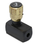 Hydraulic Flow Control Valve With Free Reverse Flow For Smooth Precise Adjustments One Eighth Inch NPT Ports 5000 PSI Rating