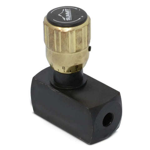 Hydraulic Flow Control Valve With Free Reverse Flow For Smooth Precise Adjustments One Eighth Inch NPT Ports 5000 PSI Rating