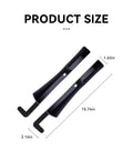 Two Pack Car Seat Gap Filler Organizer For Between Seat And Console Keeps Coins Wallets Keys Handy Waterproof Durable TPE Material Black Universal Car Storage Box Inserts with size dimensions 15.74 x 2.16 x 1.65 inches