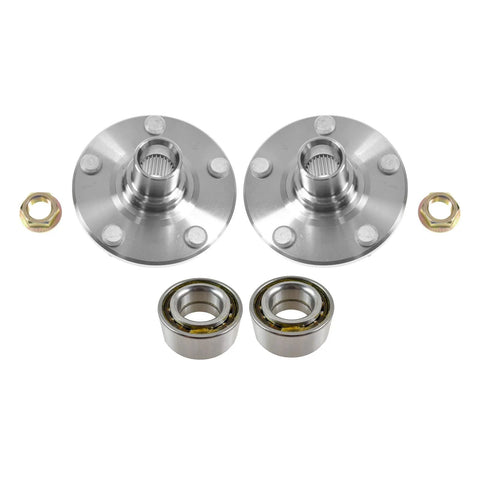 Front Wheel Bearing And Hub Kit For 1996 2000 Toyota RAV4 Two Bearings And Two Hubs Includes Easy Drop In Installation