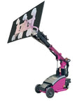Solid Mobile Hydraulic Vacuum Suction Cup Glass Lifter For Heavy Granite And Marble Sheets Easy Job Site Setup adjustable arm lifting glass panel.