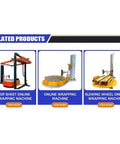 Display of Automatic Pallet Wrapping Machine For Industrial Loads Heavy Duty Stretch Film Wrapper System related products