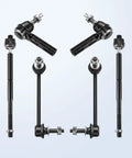 Inner outer tie rods and sway bars from Beefed Up Front Suspension Kit For RWD Cars 05 2010 Chrysler 300 Challenger Charger Magnum