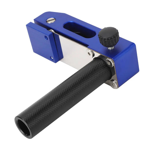 Close-up of Quick Acting Wood Clamp With 3 Gear Locking Force, Aluminum Alloy Hold Down For 60mm Thick Materials And 20mm Material Compatibility