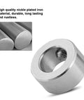 Five Pack 8mm Stainless Steel Lead Screw Lock Ring Collars For T8 Lead Screws, Durable 3D Printer Shaft Locks, Rust Resistant, 5 Count