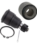 Beefed Up Front Suspension Kit With Track Bar Bushing And Ball Joint For Solid Steering And Smooth Ride Includes One Front Track Bar Bushing And One Front Mounted Ball Joint Heavy Duty Replacement Parts front suspension bushings and ball joint set