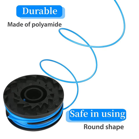 Kobalt 40-Volt Max Trimmer Spool Line 0.065 Inch 20 Feet Dual Line Replacement Fits KST 120X 120X-06 2040-06 KDLA 3040-03 Weed Eater 294703