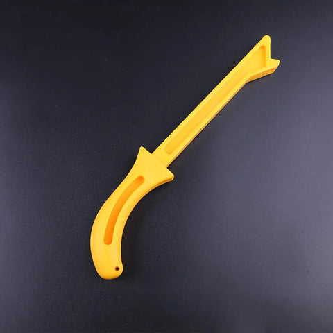 Yellow Woodworking Pusher Safety Push Stick For Carpentry, Straight Table Push Block For Router Table And Saw Projects, 280 By 32mm