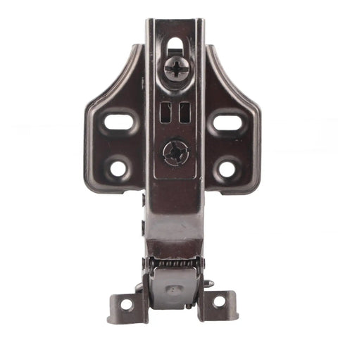 Silent Wardrobe Hinge Hydraulic Soft Close Adjustable Aircraft Base for Aluminum Glass Cabinet Doors, close-up view.