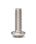 Rock Solid 304 Stainless Steel Machine Screws 20 Pack Quarter Inch By Twenty Threads With Phillips Pan Head and Rust Proof Heavy Duty Fasteners, side view.