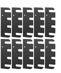Stainless Steel Hinge Repair Shims Kit For Quick Door Alignment With Nonslip Metal Spacers 10 Pack