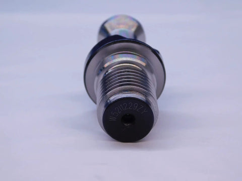 Shop Tested BT40 Pull Stud Retention Knob Bulletproof Forty Five Degree MAS1 Design With Tight M16 By Two Threads For Smooth CNC Machine Operations view from the front showing threads.