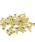 Gold screws from 10 Pack Gold Door Hinges For Cabinets 4 Hole Heavy Duty Iron Hardware Solid Easy Install For Jewelry Boxes