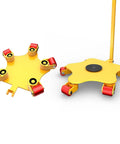 Heavy Duty Machine Skates, Built Like A Tank With Thick Steel Plates, raised anti-slip tread, and robust wheels for easy maneuverability.