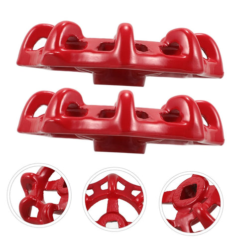 Two Pack Cast Iron Valve Handle Replacement Handwheel For Outdoor Faucets, Heavy Duty Water Shutoff Kit, 57mm Outer Diameter
