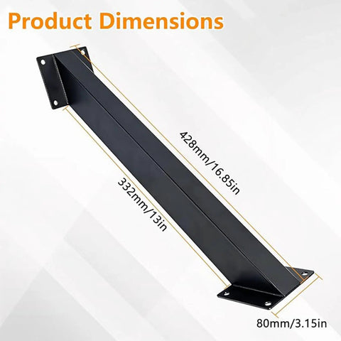 Inside Mount 45 Degree Angle Bracket Kit For Pergola And Gazebo Beefy Heavy Duty Steel Support Braces For Patio Roof Cover Set Of 2 Brackets With Powder Coat Finish