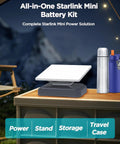 High Capacity 288Wh LiFePO4 Portable Power Station With Stand And Carry Case, Delivers Up To 14 Hours Runtime