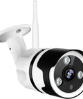 Outdoor Security Camera With WiFi Bullet 1080P HD Two Way Audio IP66 Waterproof FHD Night Vision Motion Detection Alerts Easy Setup