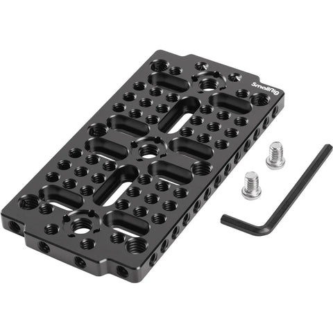 Battle Tested Camera Cheese Plate With Dual Thread Options Secure Switching Mount Featuring Arri Align Pin For Quick Rig Swaps And On Set Workflow Optimization For Videographers