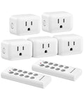Wireless Control Outlet For Holiday Decor No Fuss Plug And Play With Remote 2 Remotes And 5 Outlets 100 Ft Range 125V 15A 1875W
