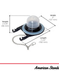 Go-To 3-Inch Toilet Tank Flapper Valve Set for Most 3-Inch Flush Valve Toilets, showing dimensions and durable rubber construction