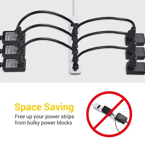 Image of Built Tough 20 Foot Weatherproof Extension Cord For Indoor Appliances 16 3 SJTW 3 Prong Black ETL Listed 2 Pack in use.