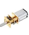 uxcell micro gear motor 6V mini speed reducer with brass gears, side view