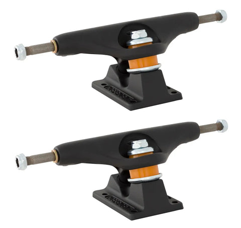 149 Stage 11 Blackout Standard Skateboard Trucks, 55mm tall, A356 T6 aluminum, SCM435 chromoly axle for 56mm wheels.