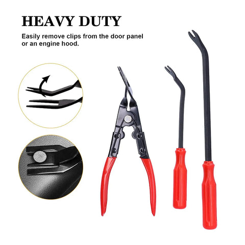 Pro Grade 38 Piece Panel Removal Tool Kit Flexible Non Marring Pry Tools For Automotive Marine Furniture And Aircraft Made With Polyformaldehyde