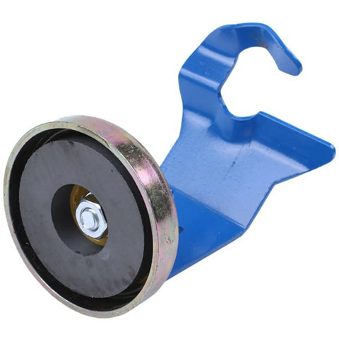 Heavy Duty 2X Magnetic Mig Welder Torch Holder Stand showing strong magnetic base and hook design for hands-free welding use.