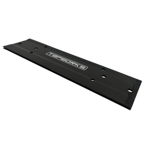 Side view of Pro Grade 12 Inch Sheet Metal Folding Tool For HVAC Bending And Seaming This Durable Hand Seamer Delivers Precise Duct Seams And Metal Roofing Forming Perfect For Duct Work And Professional Metal Fabrication in black metal material