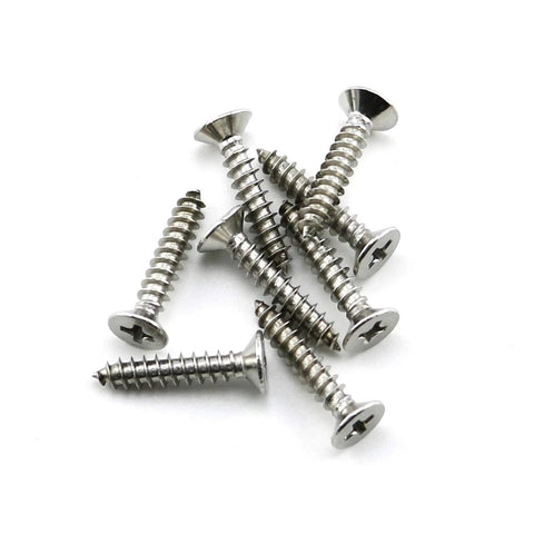 Stainless steel screws included with 2 Pack 5x3.2 Inch Stainless Steel Hidden Recessed Flush Pull Handles Square Concealed Furniture Hardware