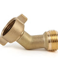 Brass 45 Degree Hose Elbow RV Fresh Water Fill Adapter Three Quarter Inch Connector No Kink Flow For Campers And RVers Easy Fill And Reliable Water Supply For Outdoor Adventures One Pack, brass elbow